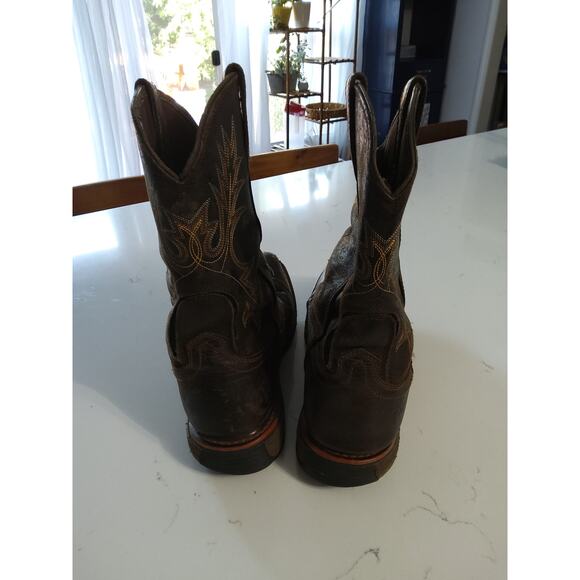 Ariat Men's Workhog Boots leather composite toe Waterproof size 11 Used - Picture 7 of 8